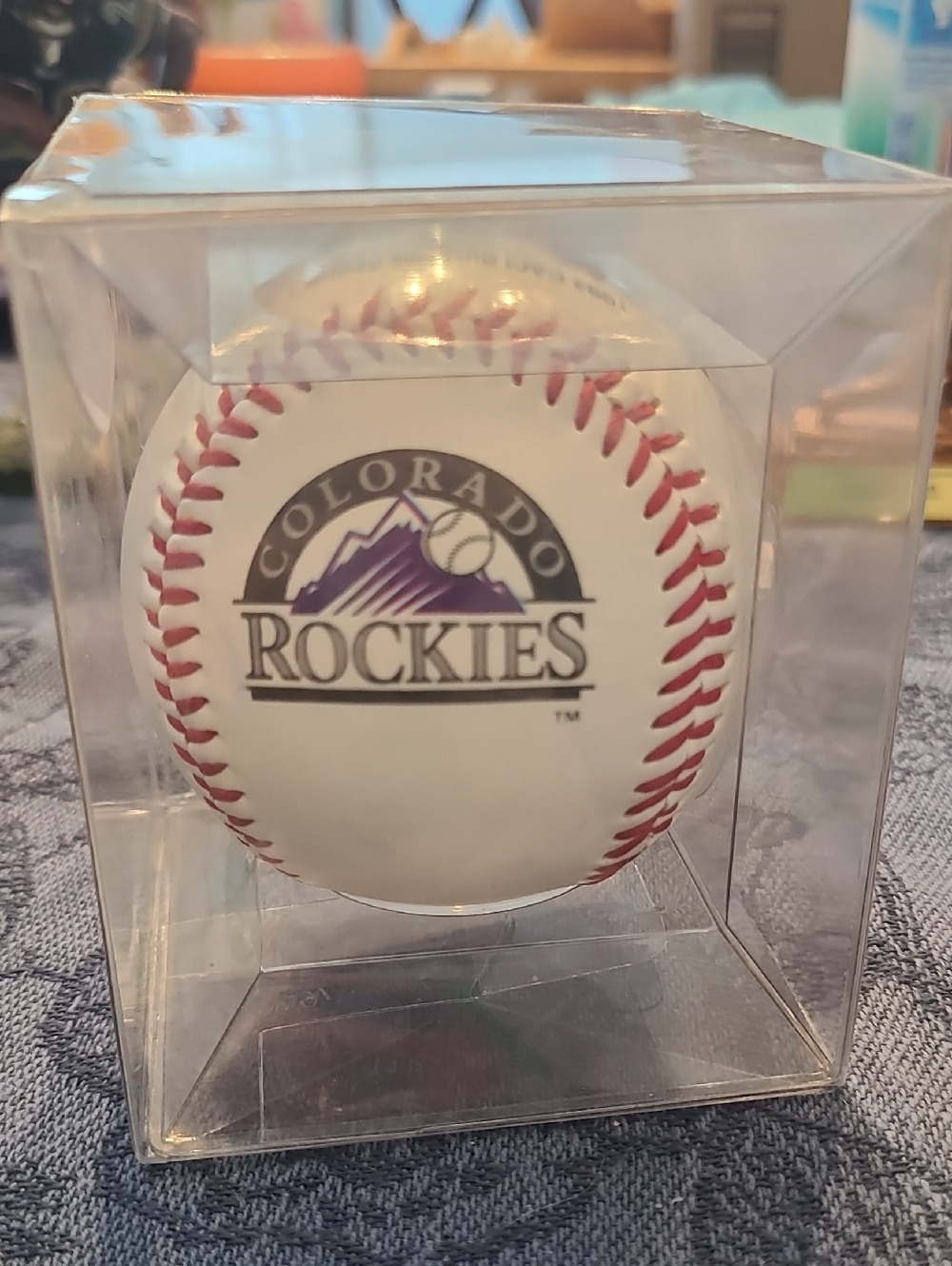 Colorado Rockies Logo Ball